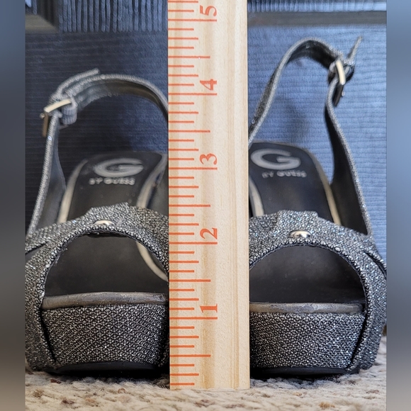 Guess - Glitter Ankle Strap Heels - Picture 6 of 6